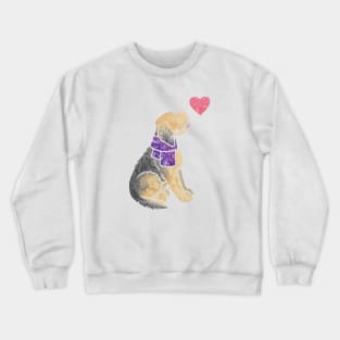 Otterhound watercolour Crewneck Sweatshirt